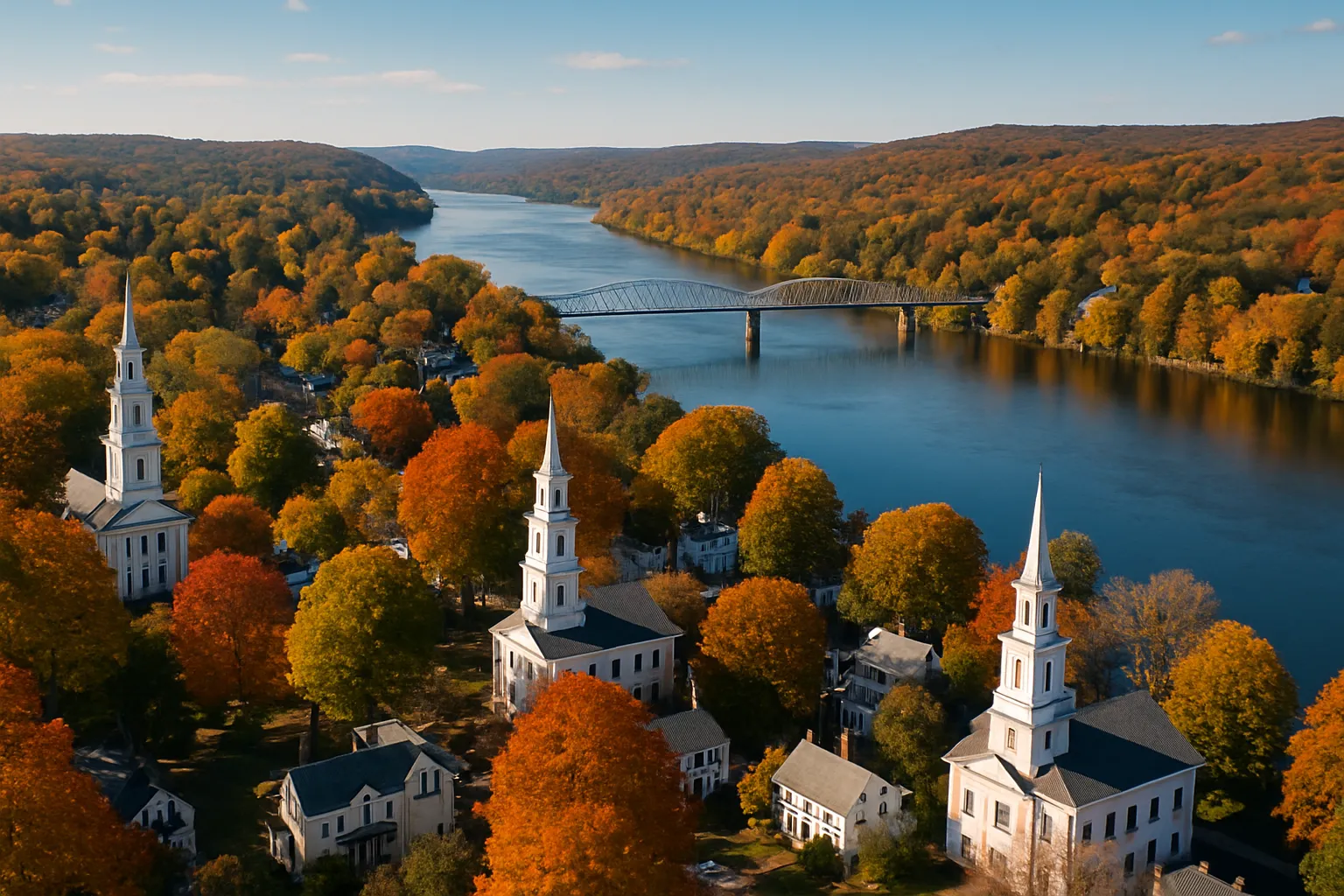 Drone Photo Of Conneticut